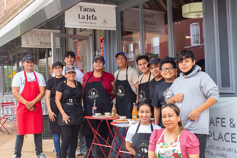The family behind Tacos La Jefa. - MABEL SUEN