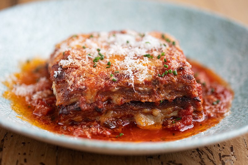 That eggplant parmesan is so good it's been shipped internationally. - MABEL SUEN