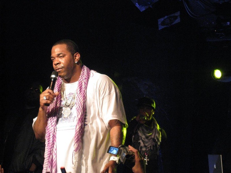 Busta Rhymes performing at the Knitting Factory in 2008. - Matt J Carbone