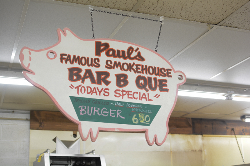 In addition to its grocery and butchery offerings, Paul's Market has found success in hot foods, like its burgers and barbecue. - ANDY PAULISSEN