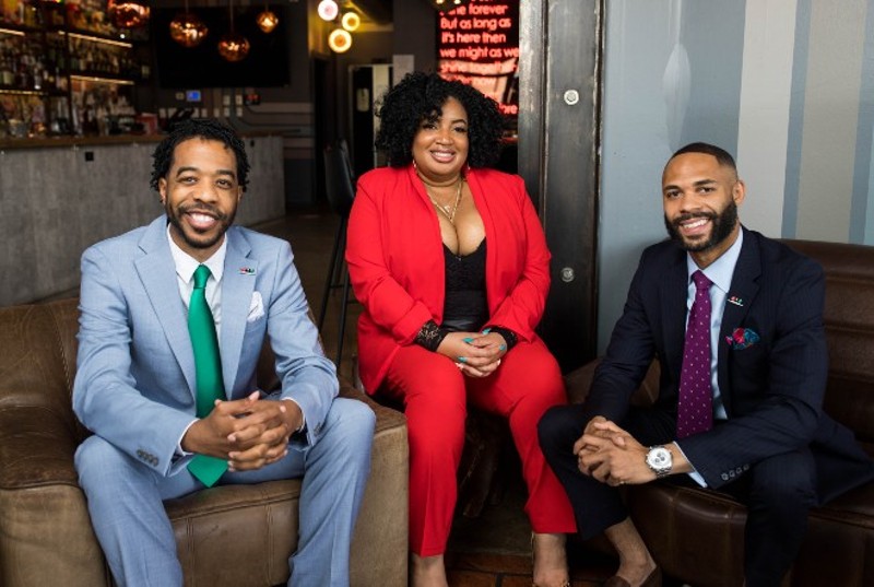 BRW founders Derek Robinson, Falayn Ferrell and Warren Luckett are excited to celebrate St. Louis' Black-owned restaurants this weekend. - COURTESY OF BLACK RESTAURANT WEEK, LLC.