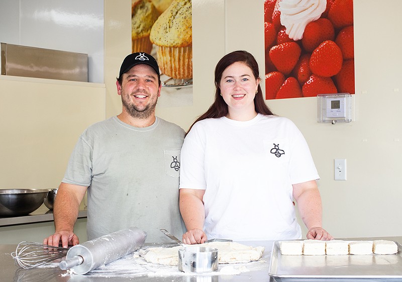 Co-owners Michael Shadwick and Meredith Gibbons Shadwick have perfected their biscuits and gravy recipe. - MABEL SUEN