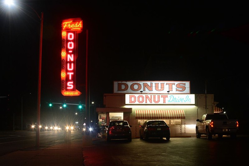 The Donut Drive-In sign has been a beacon for St. Louis for decades. - ANDY PAULISSEN