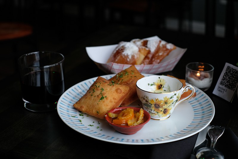 Chef Tony Collida's menu features Midwest and Southern food, such as beignets. - PHUONG BUI