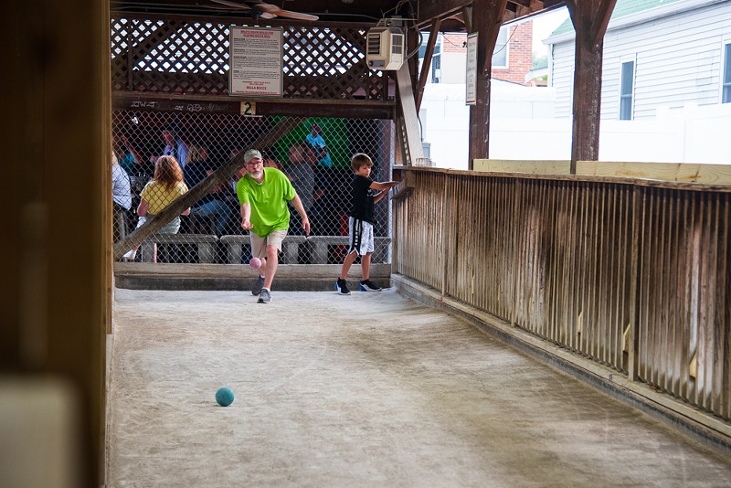 Play some bocce at Milo's Tavern, or just sit back and watch the neighborhood experts take the court. - ERIN MCAFEE