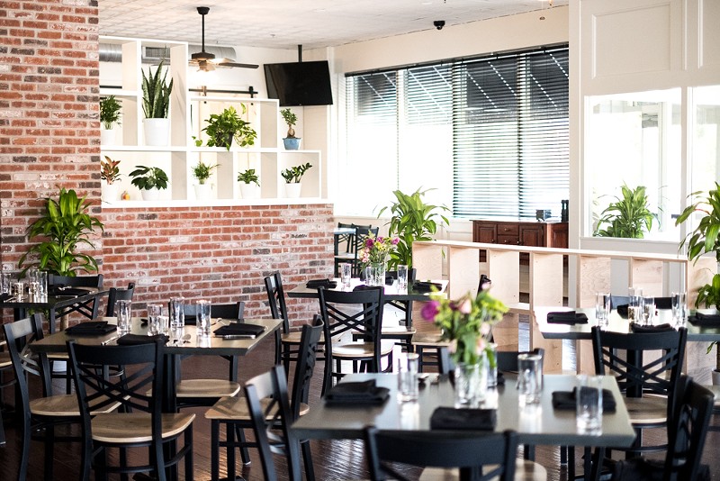 Botanica's chic and bright dining room is an inviting space.  - PHUONG BUI