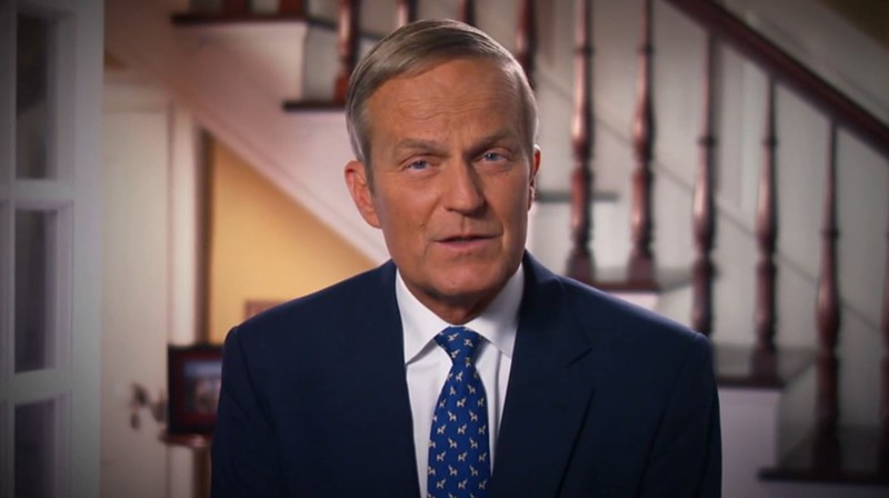 Todd Akin, a former Missouri lawmaker and politician, shown here in his (later-retracted) apology for his "legitimate rape" comments in 2012. - SCREENSHOT VIA YOUTUBE