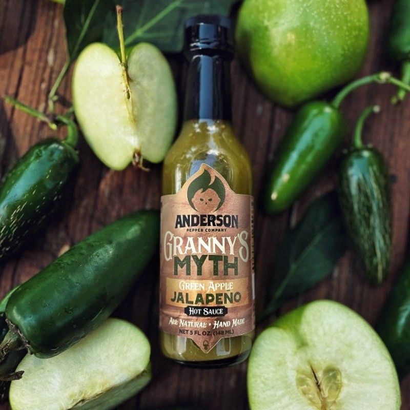 Anderson & Son Pepper Co. launches its Granny's Myth label today. - COURTESY OF ANDERSON & SON PEPPER CO.