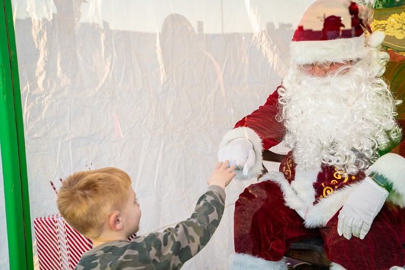 A visit from Santa and movies? Score. - COURTESY GREATER BELLEVILLE CHAMBER OF COMMERCE