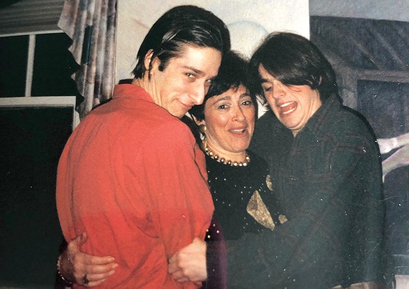 Andy Neiman (left) with his mother, Lainie, and brother, David, circa 1995. - COURTESY NEIMAN FAMILY