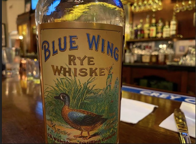 Blue Wing Rye Whiskey is a taste of St. Louis' one thriving distilling history. - BILL WITTENBERG