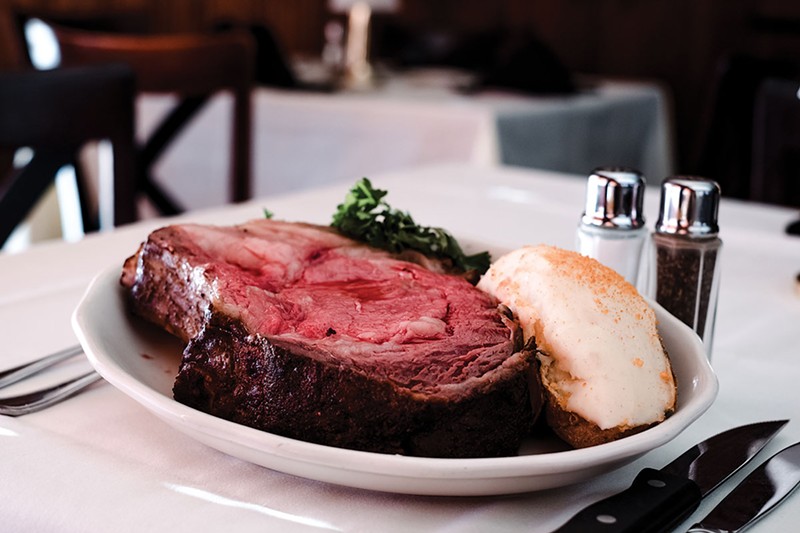 Prime rib has been a signature of Kreis' restaurant since the 1960s. - PHUONG BUI