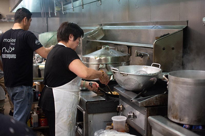 Lee Tran still works in the kitchen every day. - ANDY PAULISSEN