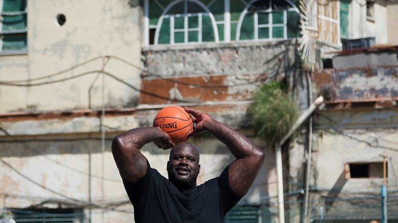 Shaq's trading the basketball for a mixer. - Courtesy Flickr / @cubahora