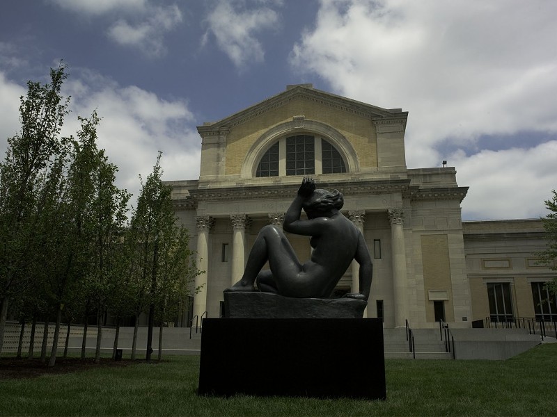 The Saint Louis Art Museum sculpture garden.