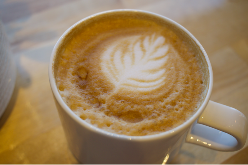 A latte from Living Room. - CHERYL BAEHR