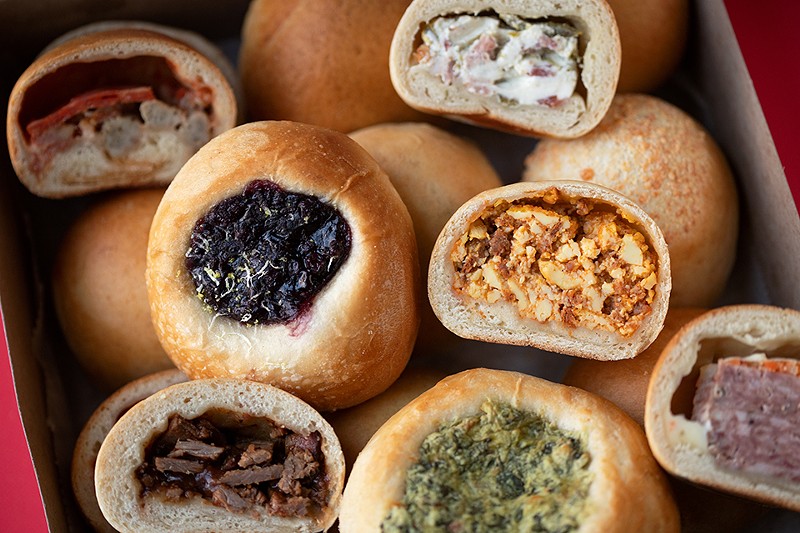 St. Louis Kolache features both sweet and savory fillings in its assortment of kolaches. - MABEL SUEN