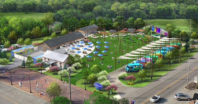 The team behind 9 Mile Garden is launching a new food truck park in Cottleville. - COURTESY OF FRANKIE MARTIN'S GARDEN