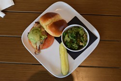 Bar K offers freshly made items on its menu, such as the Chicken Avocado Sandwich and the Roasted Broccoli with Cranberries and Feta. - CASSIDY WAIGAND