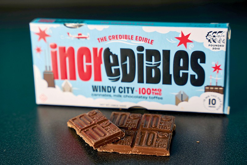 Each piece of chocolate in the incredibles bar contains 10 mg THC. - Theo Welling