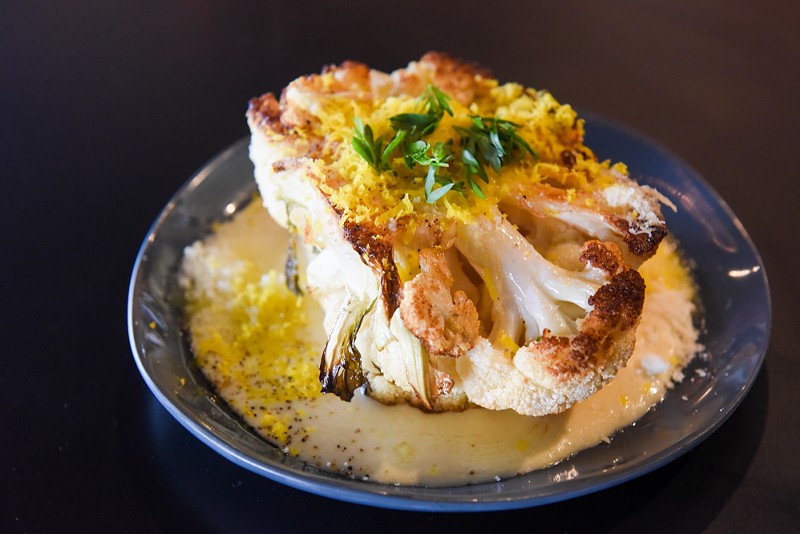 Caramelized cauliflower is one of the restaurant's popular small plates. - Vu Phong