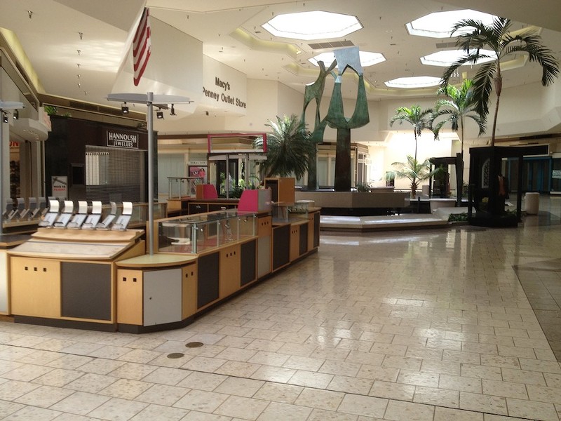 Jamestown Mall has been abandoned for more than a decade. - Mike Kalasnick / Flickr