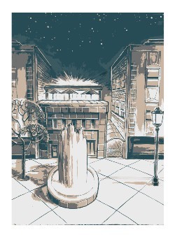 An illustration of the Maryland House's rooftop bar. - Courtesy of Maryland House