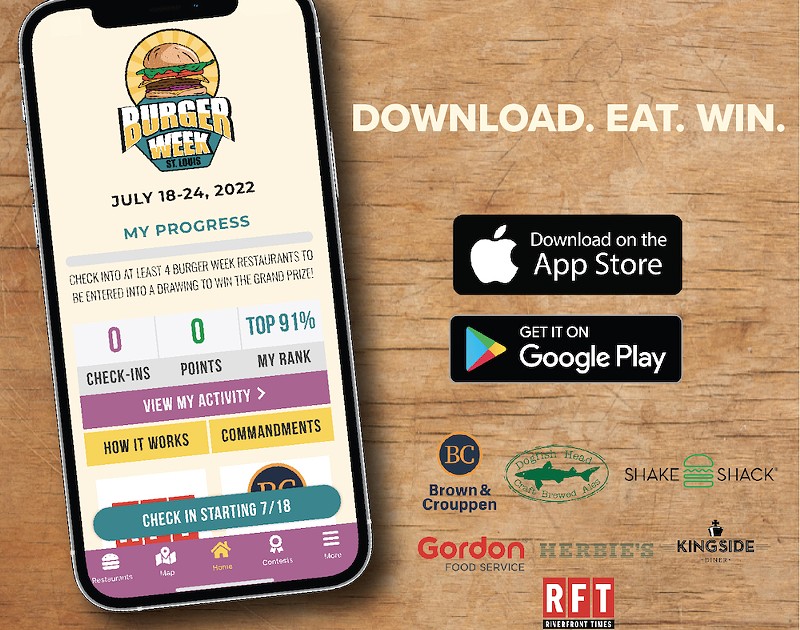 Download the Burger Week app today. - ST. LOUIS BURGER WEEK