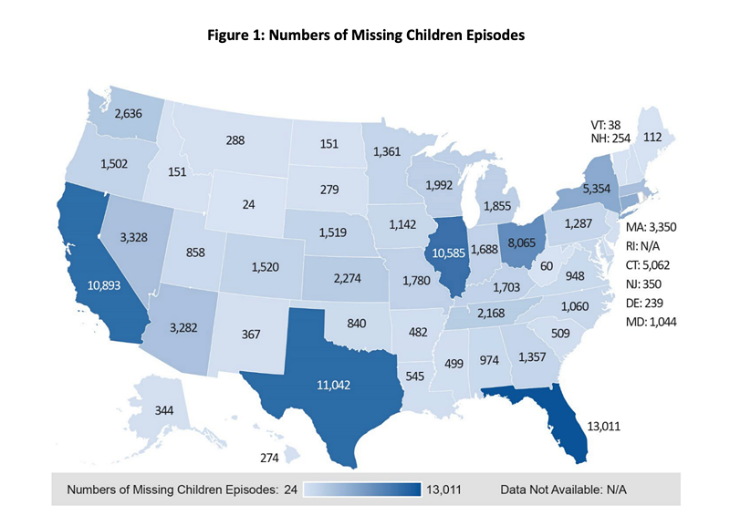 In Missouri, there were 1,780 instances of foster kids going missing over the course of a two-and-a-half-year period, a federal watchdog found. - SCREENSHOT OF HHS OIG REPORT