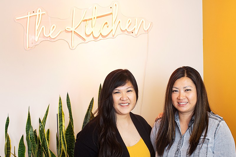 Sisters Kristin Liu and Mary Nguyen are co-owners of the Kitchen. - Mabel Suen
