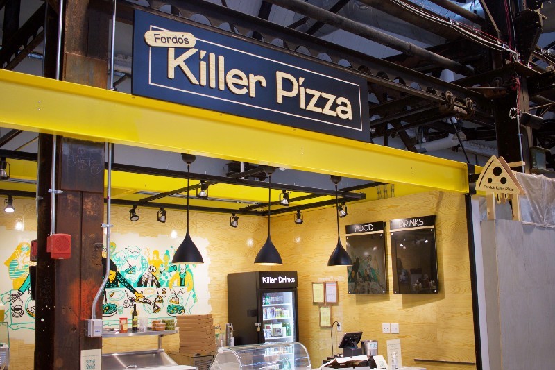 Fordo's Killer Pizza brings an Italian vibe to the Food Hall at City Foundry. - CHERYL BAEHR