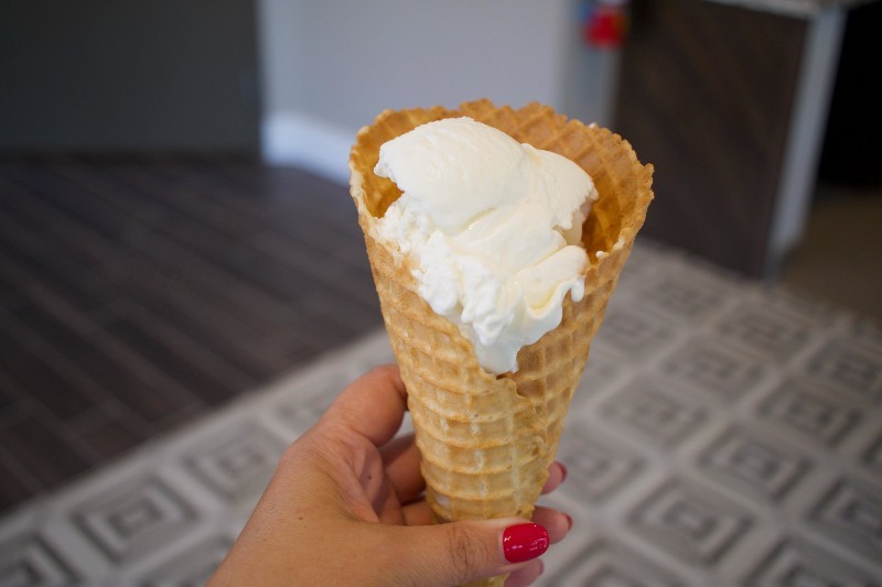 Classic vanilla ice cream in a waffle cone never goes out of style. - Cheryl Baehr