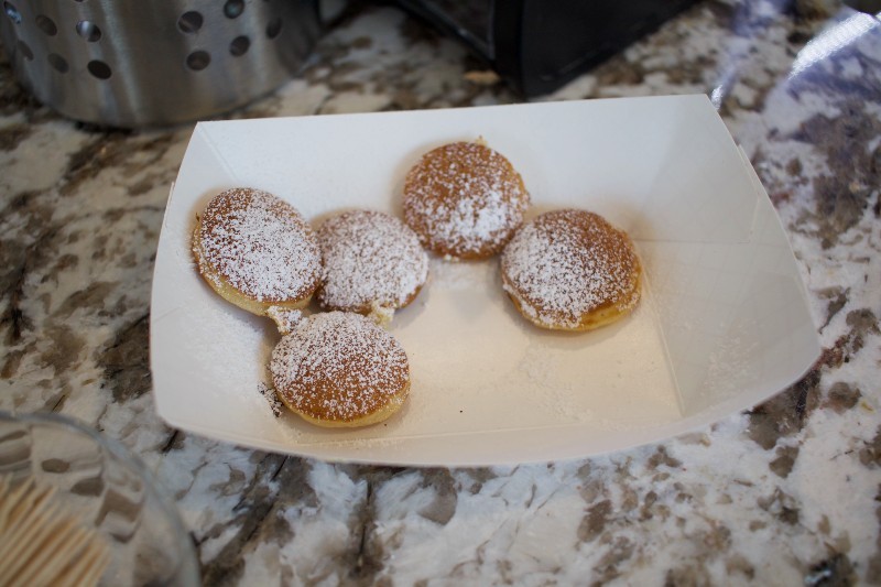 Poffertjes, or tiny Dutch pancakes, are a Serendipity specialty. - Cheryl Baehr
