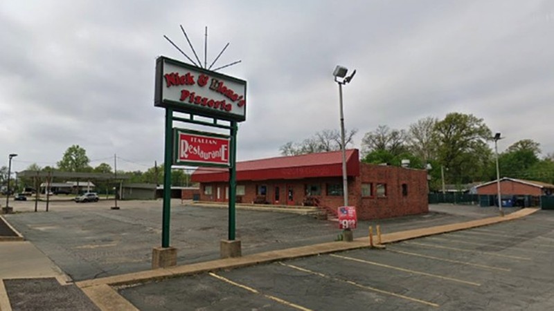 Nick & Elena's, one of the area's most popular St. Louis style pizzerias, is for sale. - image via Google Maps