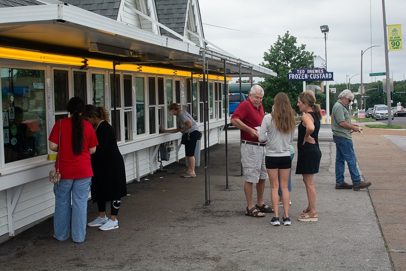 Outside Ted Drewes