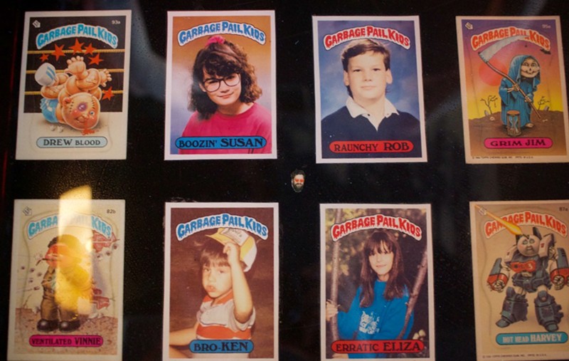 The owners made themselves into Garbage Pail Kids. - Cheryl Baehr