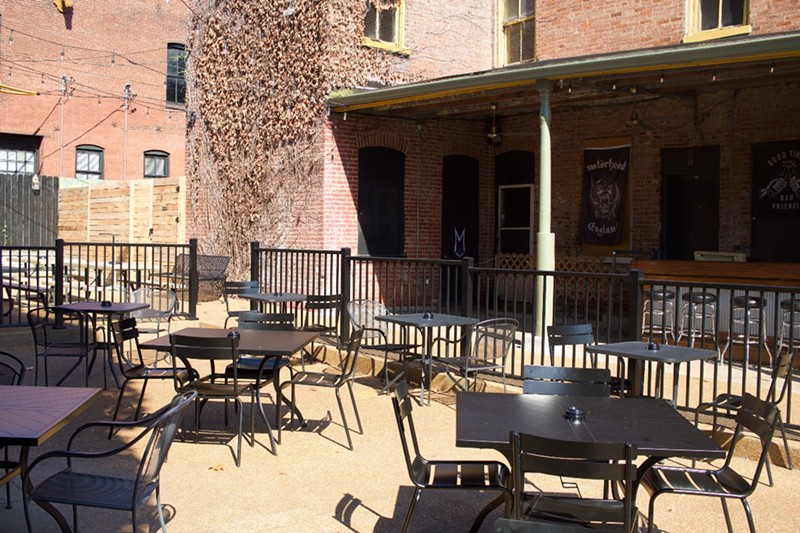 Eat Crow has a large outdoor dining and drinking area. - Cheryl Baehr