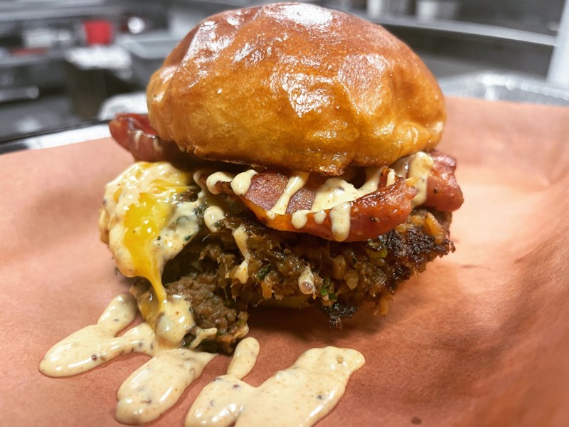The Boudin Burger is one of the new Butcher's Burgers now available at BEAST Butcher & Block. - Courtesy of David Sandusky