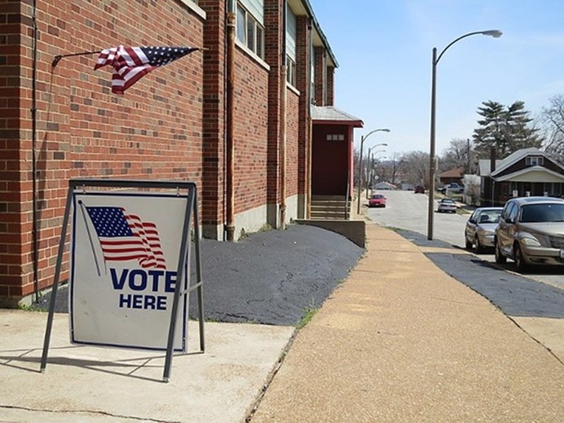 Polling place.