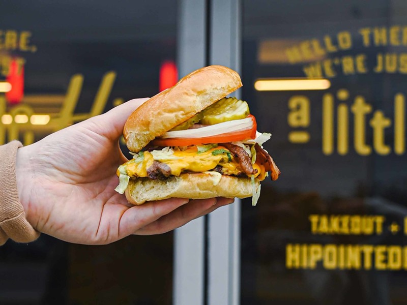 A bacon cheeseburger is one of the dishes available at the new A Little Hi in Ballwin.
