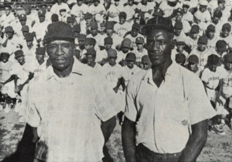 Co-founders Martin L. Mathews and Hubert “Dickey” Ballentine in a photo from the club archives. - COURTESY MATTHEWS-DICKEY BOYS & GIRLS CLUB