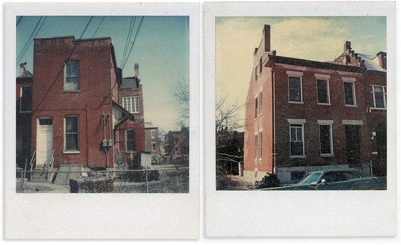 Historic images of the home in LaSalle Park.