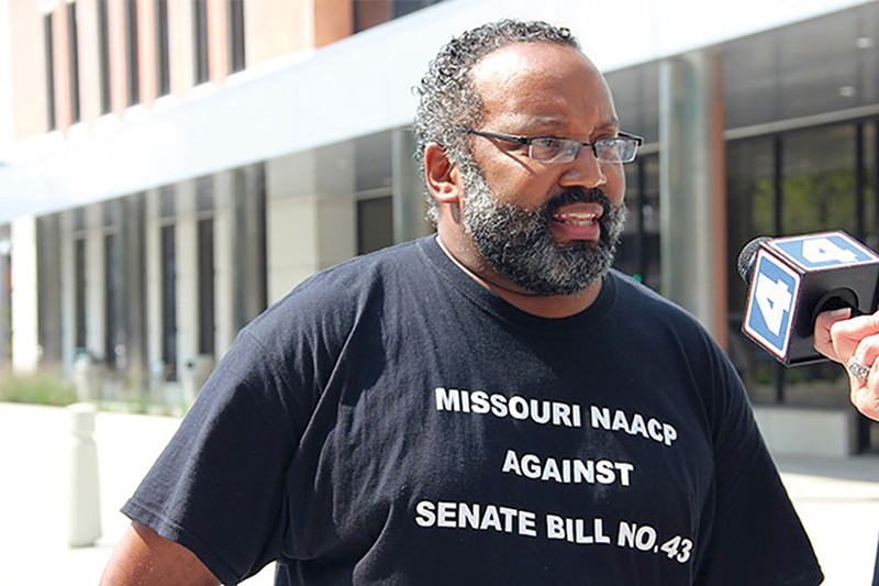 Missouri NAACP President Nimrod Chapel criticized St. Louis County Prosecuting Attorney Bob McCulloch in 2017 for refusing to acknowledge that his office might have convicted the wrong man.