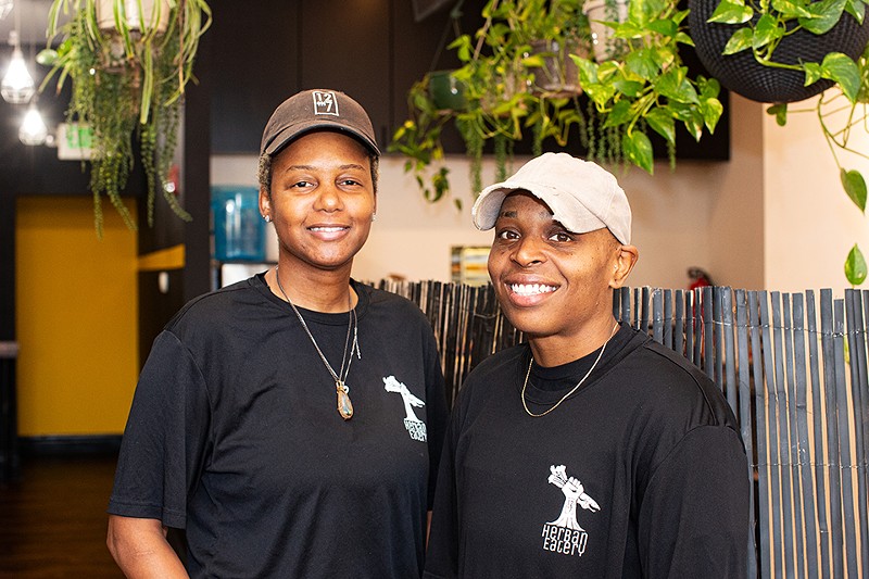 Brandy Dixon and Jasmine Yandell are partners in 12oh7 Herban Eatery.