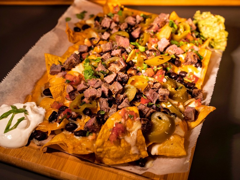 Loaded nachos. - Courtesy of the Armory St. Louis