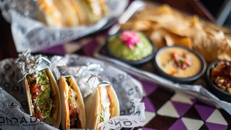 A selection of dishes that diners can expect at the upcoming Condado Tacos.