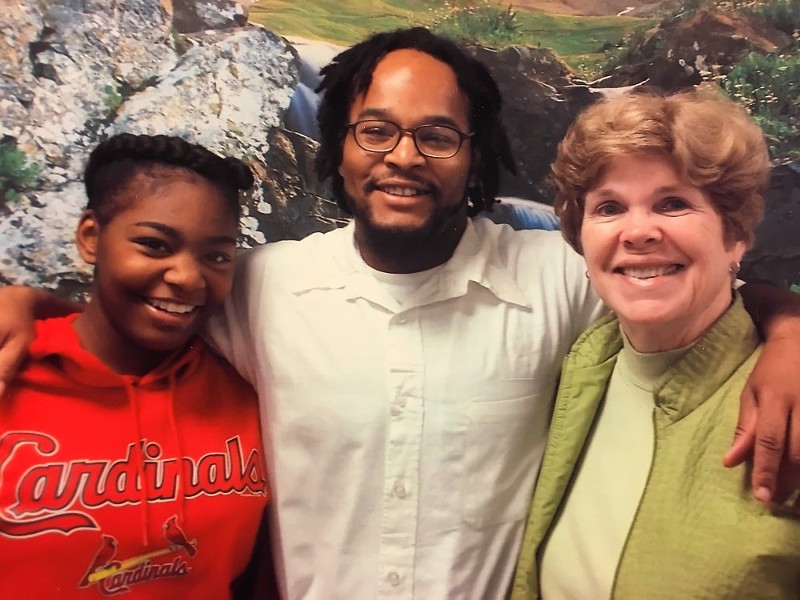 From right: Pamela Stanfield, Kevin Johnson, and Johnson's daughter, Khorry Ramey. - Courtesy Pamela Stanfield