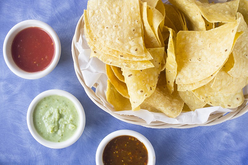 Every meal comes with chips and salsa. - PHOTO BY MABEL SUEN