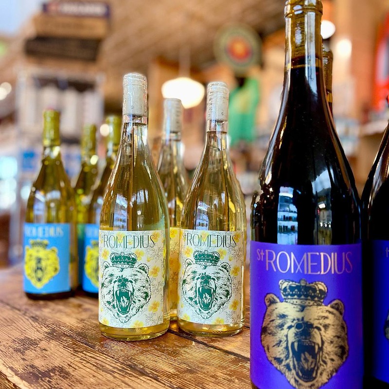 An array of low-intervention wines.