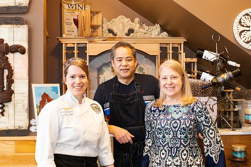 Chef Dawn Wilson runs Vicini with her partner, Chutchat Kidkul, and mother, Beth Crow.